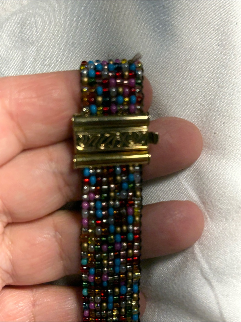Multicolored seed bracelet - Picture 2 of 5